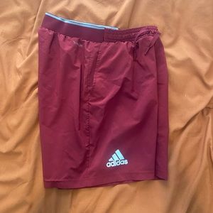 Adidas Burgundy Shorts